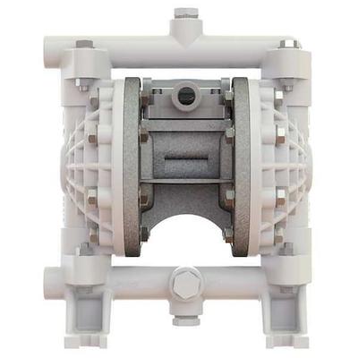 VERSA-MATIC E5PP5T559D Double Diaphragm Pump, Polypropylene, Air Operated,