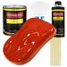 Restoration Shop - Monza Red Acrylic Enamel Auto Paint Complete Gallon Paint Kit Single Stage High Gloss