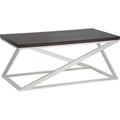 Fairfield Chair Frame Coffee Table Wood/Metal in Brown/Gray | 20.5 H x 48.5 W x 26.5 D in | Wayfair 8161-93