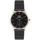 Rotary Men's Quartz Watch with Black Dial Analogue Display and Black Leather Strap GS90053/04