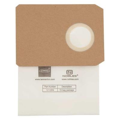NOBLES 1210869 Paper/Ply Vacuum Bags, 10 PK