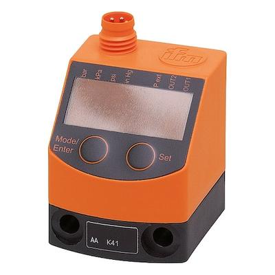 IFM PQ7809 Compound Digital Pressure Switch, (2) SPST, -14.5 psi Vac to 14.5