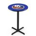 Holland Bar Stool NHL 36" Pub Table Metal in Black | 36 H x 30 W x 30 D in | Wayfair L211B3628NYIsln