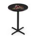 Holland Bar Stool NHL 42" Pub Table Metal in Black | 42 H x 28 W x 28 D in | Wayfair L211B4228AriCoy