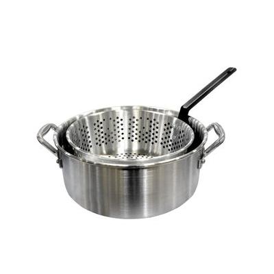 Carolina Cooker Aluminum Pot With Strainer 10 Qt. Cast Iron & Cooking Supplies