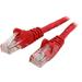 Belkin A3L791-04-RED-S 4 ft. Cat 5E Red UTP RJ45M/RJ45M Snagless Patch Cable