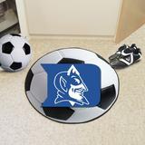 FANMATS NCAA Duke University Soccer 27 in. x 27 in. Non-Slip Indoor Only Mat Synthetics in Blue | 27 W x 27 D in | Wayfair 2637