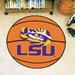 FANMATS NCAA Louisiana State University Basketball 27" x 27" Non-Slip Indoor Mat Synthetics in Blue/Brown/Red | 27 W x 27 D in | Wayfair 3945