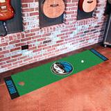 FANMATS NBA - Dallas Mavericks Putting 72 in. x 18 in. Non-Slip Indoor Only Door Mat Plastic in Green | Wayfair 9244