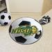 FANMATS NCAA North Dakota State University Soccer 27 in. x 27 in. Non-Slip Indoor Only Mat Synthetics in Gray/Green | 27 W x 27 D in | Wayfair 140