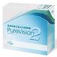 Bausch + Lomb PureVision 2 Monatslinsen, sehr dünne sphärische Kontaktlinsen, weich, 6 Stück BC 8.6 mm / DIA 14 / -3 Dioptrien