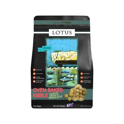 Lotus Oven-Baked Grain-Free Sardine & Herring Recipe Dry Dog Food, 4-lb bag