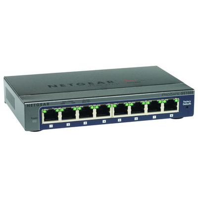 NETGEAR ProSafe Plus 8-Port Gigabit Ethernet Switch - GS108E300NAS