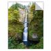 ArtWall 'Multnomah Falls' by Cody York Photographic Print Removable Wall Decal Metal in Green/White | 48 H x 32 W in | Wayfair 0yor046a3248p