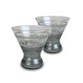 Golden Hill Studio Pewter Vine 7 oz. Cosmos Glass in Gray | 4 H x 4 W in | Wayfair WC117019