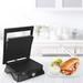 Chef Buddy Panini Press Indoor Electric Grill - 1400-Watt Gourmet Sandwich Maker w/ Nonstick Plates in Gray | 4.75 H x 12.75 D in | Wayfair 82-SW73