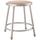 NATIONAL PUBLIC SEATING 6218 Round Stool, Height Range 18&quot;, Hardboard Gray