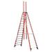 WERNER E7416 16 ft Trestle Extension Ladder, 300 lb Capacity