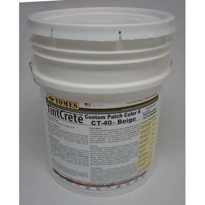 JE TOMES GRA-CT40-121 Concrete Patch and Repair, Pail, Almond, TintCrete