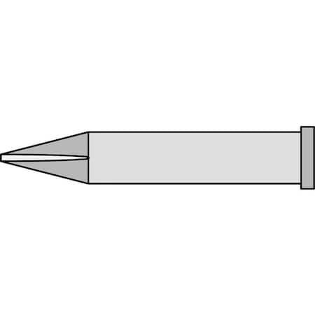 WELLER T0054471399 Soldering Tip, Chisel, 0.8 mm, For Use With Mfr. No. WP120