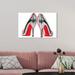 Oliver Gal Fire in Your New Shoes Graphic Art on Wrapped Canvas in Black/Red/White | 20 H x 16 W x 1.5 D in | Wayfair 10041_15x10_CANV_XHD