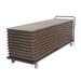 MityLite ABS 1000 lb. Capacity Table Dolly Metal | 78 H x 38 W x 30 D in | Wayfair CRTRTUBLK2