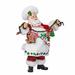 Kurt Adler Fabriché Christmas Chef Santa Figurine Ceramic/Plastic | 12 H x 9.8 W x 7.5 D in | Wayfair C7400