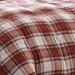 Eddie Bauer Edgewood Plaid Cotton Reversible Bedding Set Cotton in Red | Twin Duvet Cover + 1 Standard Sham | Wayfair 202750