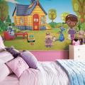 York Wallcoverings Walt Disney II Doc Mcstuffins 10.5' x 72" Wall Mural in Blue/Green | 72 W in | Wayfair JL1301M