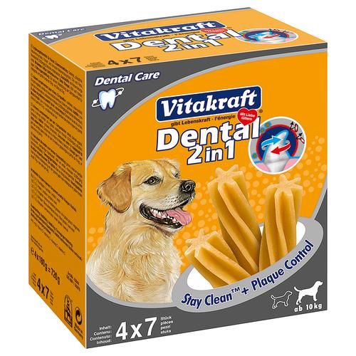 3x(4x180g) Dental 3in1 medium Multipack Vitakraft Hundesnack