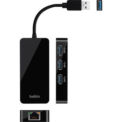 Belkin 3-Port USB 3.0 Hub with Gigabit Ethernet Adapter