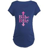 CafePress - Babe Baby Maternity Dark T Shirt - Maternity Dark T-Shirt