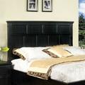 Hokku Designs Panel Headboard Wood in Gray/Black | 2 D in | Wayfair JEG-8701CL-IC-U