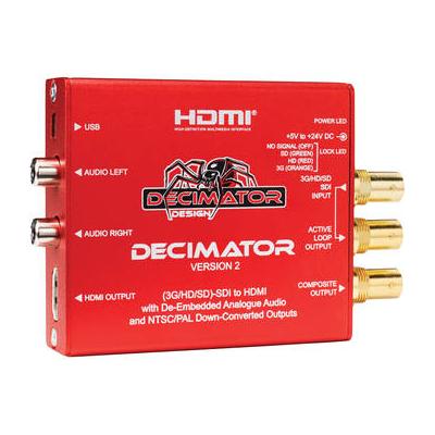 DECIMATOR DECIMATOR 2 3G/HD/SD-SDI to HDMI Converter with Built-In NTSC/PAL Downscale DD-DEC-2