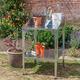 Lacewing Traditional 2 Tier Greenhouse Workstation - Silver