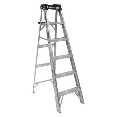 LOUISVILLE AS3006 6 ft Aluminum Stepladder, 300 lb Capacity