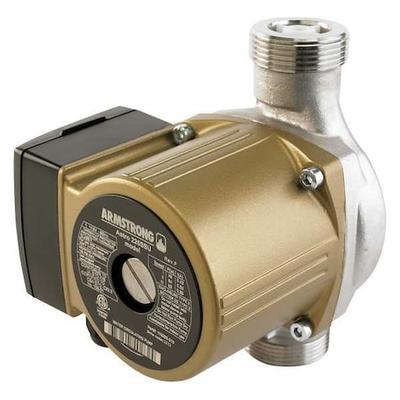 ARMSTRONG 110223-310 Hot Water Circulator Pump, 1/9 hp, 115V, 1 Phase, Union