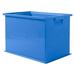 SSI SCHAEFER 1462.191312BL1 Straight Wall Container, Blue, Polyethylene, 19 in