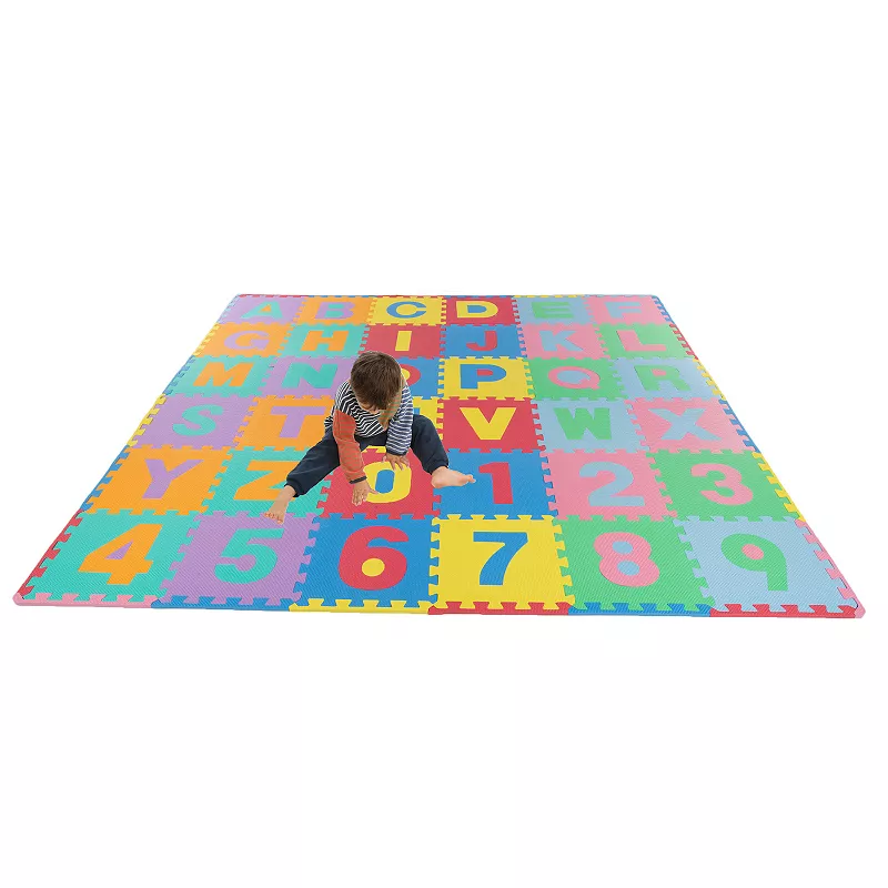 Foam Floor Alphabet & Number 36-pc. Puzzle Mat, Multicolor