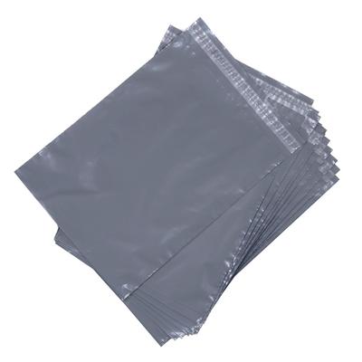 100 x Grey Mailing Sacks 450 x 550mm + 40mm - 55 micron