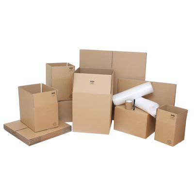 House Moving Boxes: Small Moving Pack: 10 Boxes, B/Wrap, Tape & Pen