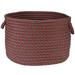 Colonial Mills Joy Fabric Basket Fabric in Green/Red | 12 H x 18 W x 18 D in | Wayfair JB03A018X018