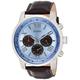 Guess Mens Analogue Classic Quartz Watch with Leather Strap W0380G6