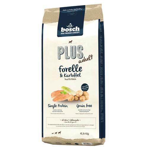 2x12,5kg Forelle & Kartoffel bosch HPC Plus Hundefutter trocken Sparpaket