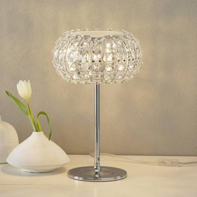 Schuller Valencia Tischleuchte DIAMOND mit Kristallen 24 cm
