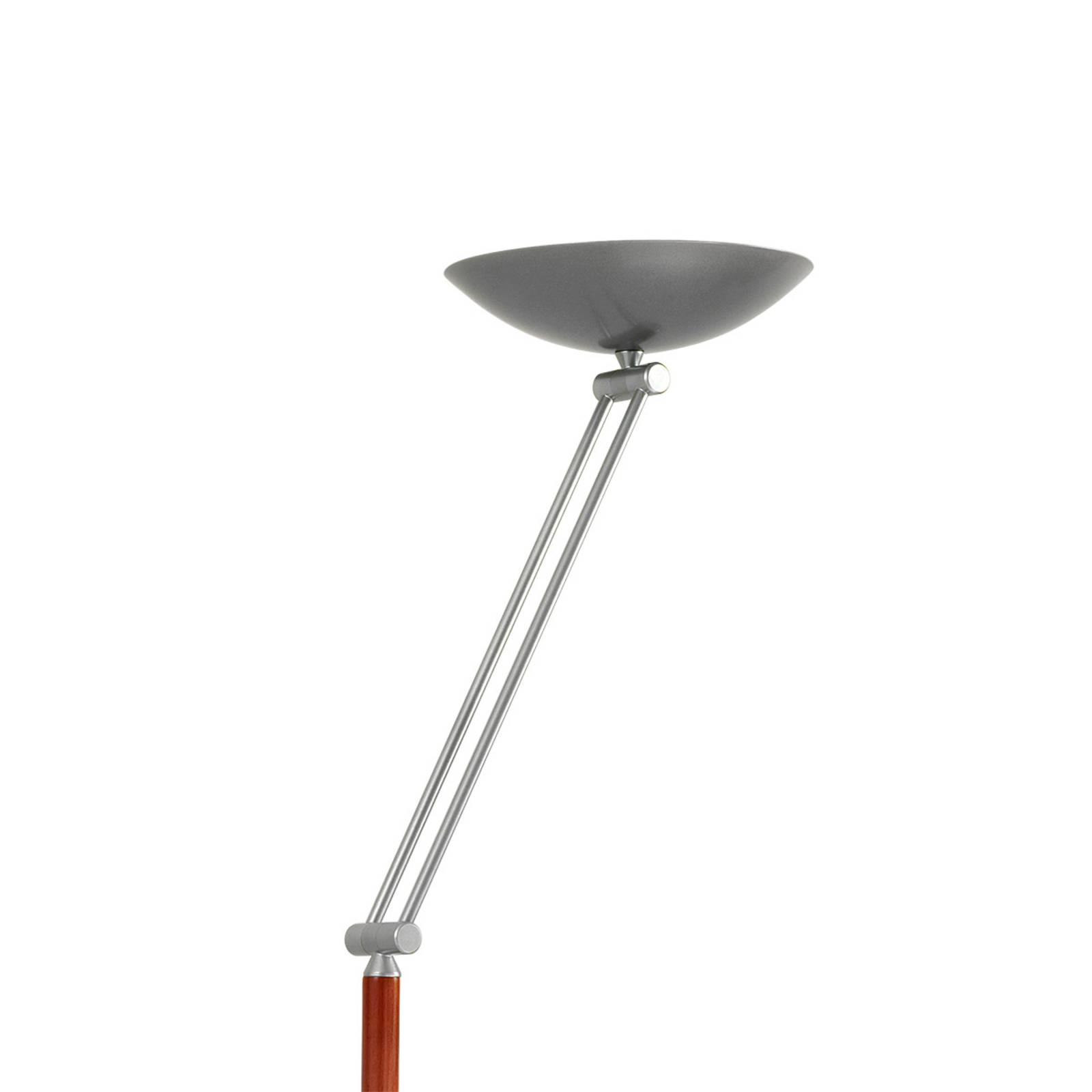 Aluminor LED Deckenfluter Lib V, dimmbar, Holz dunkel, für Wohn- / Esszimmer, Metall, Modern, LED Stehlampe