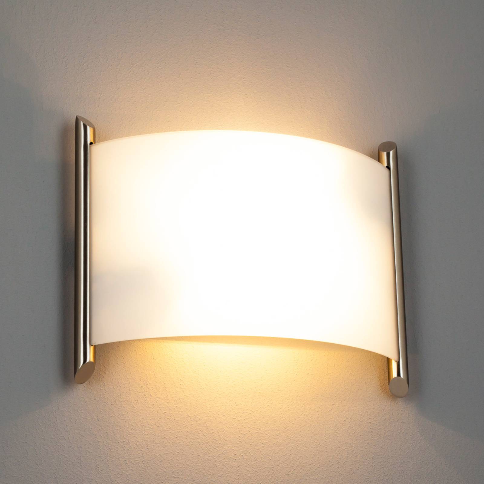 Wandlampe Filippa Lindby, dimmbar, alu / grau / zink, für Flurbereich, Metall, Modern, Wandleuchte, Wandlampe Innen
