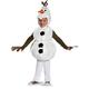 DISGUISE Baby's Disney Frozen Olaf Deluxe Toddler Costume,White,Toddler L (4-6)