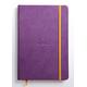 Rhodia 118750C Rhodiarama Book (DIN A5, 14,8 x 21 cm Notizbuch mit Gummizug, liniert, 96 Blatt) 1 Stück violett
