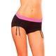 Pink Lipstick Women's It's A Cinch Cinch-able Hot Short, Black, Large